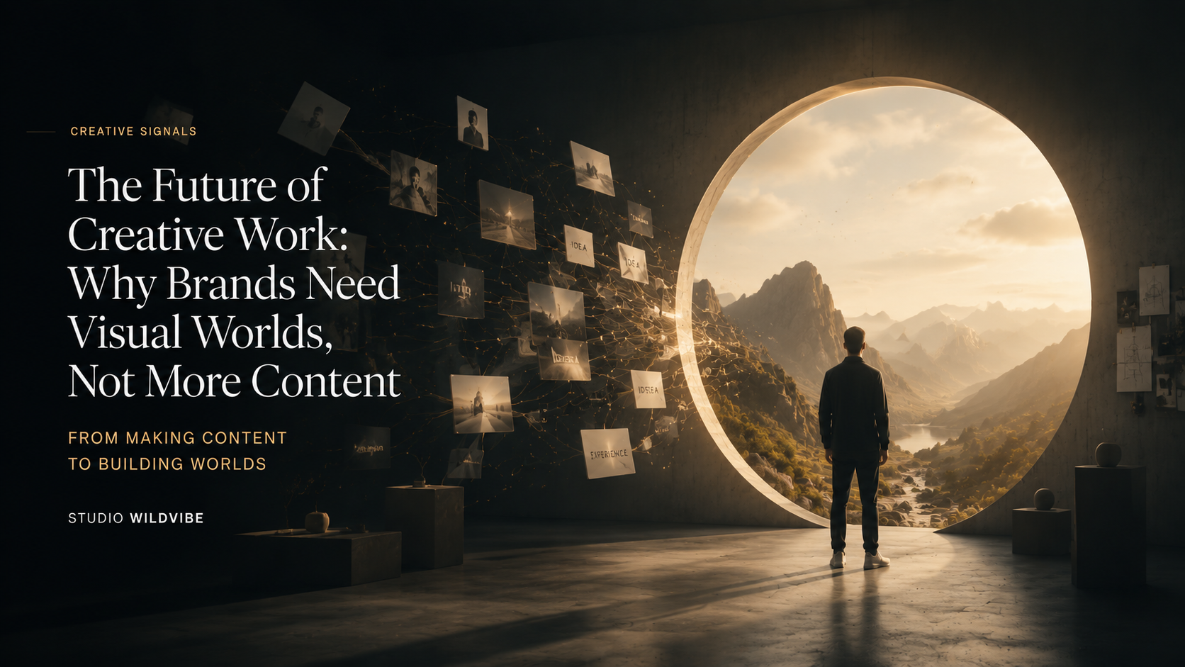 The Future of Creative Work: Why Brands Need Visual Worlds, Not More Content